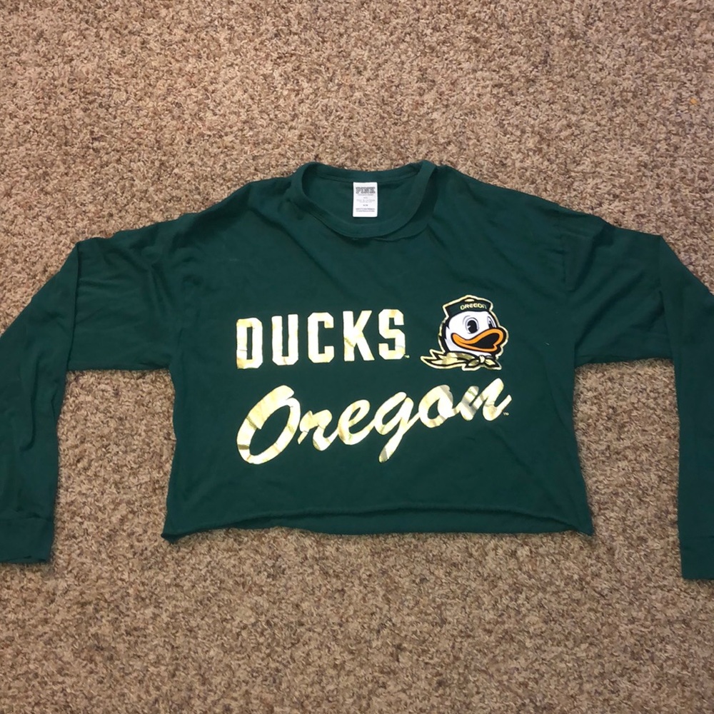 cropped Oregon DUCKS longsleeve